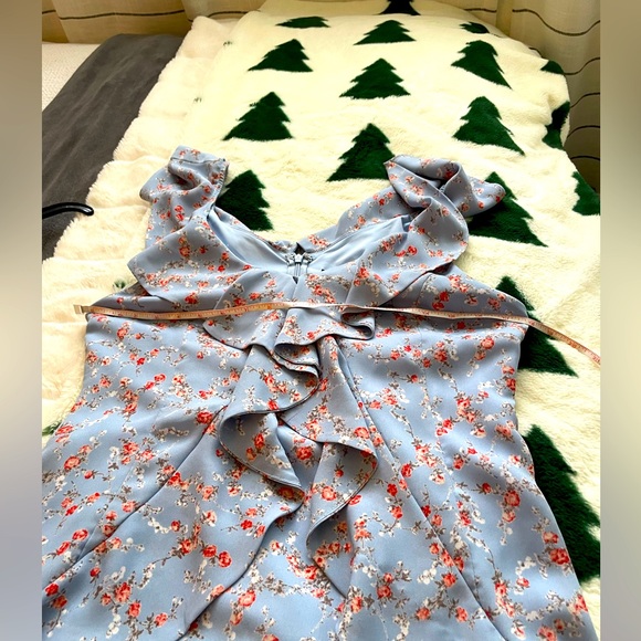 FLORAL RUFFLE PRINT DRESS - Picture 5 of 8